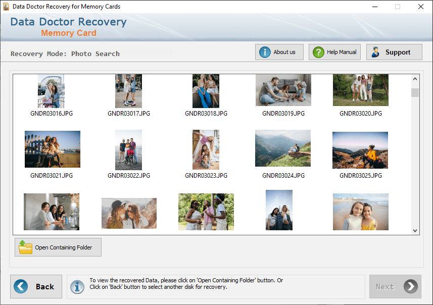 Recovery Process Save Data Files
